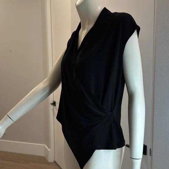 Joseph Ribkoff Elegant Black Women's Top 10 - Picture 5 of 8